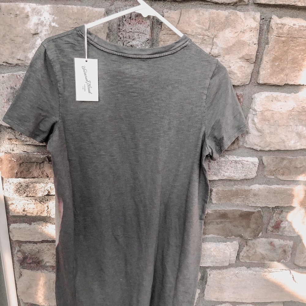 Dark Grey Tshirt Dress